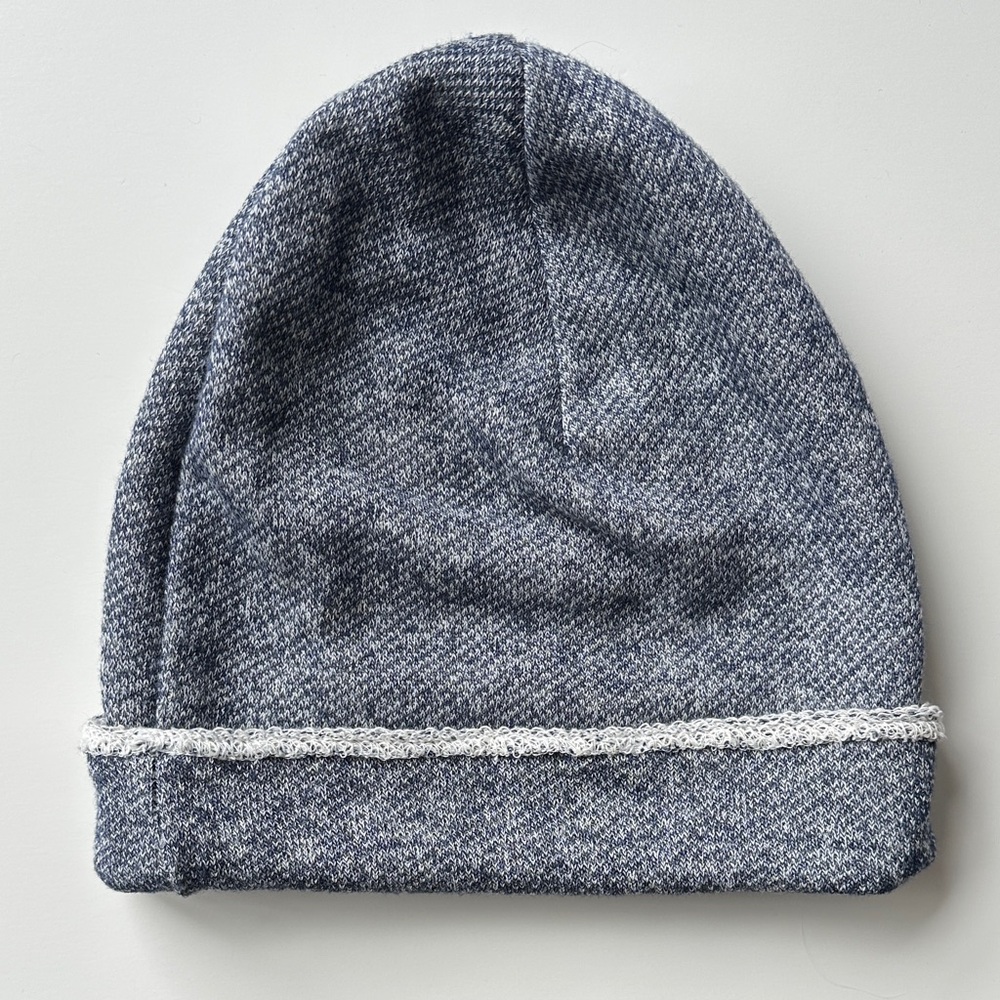 Athleta Marled Knit Blue/Gray Beanie - Picture 4 of 7